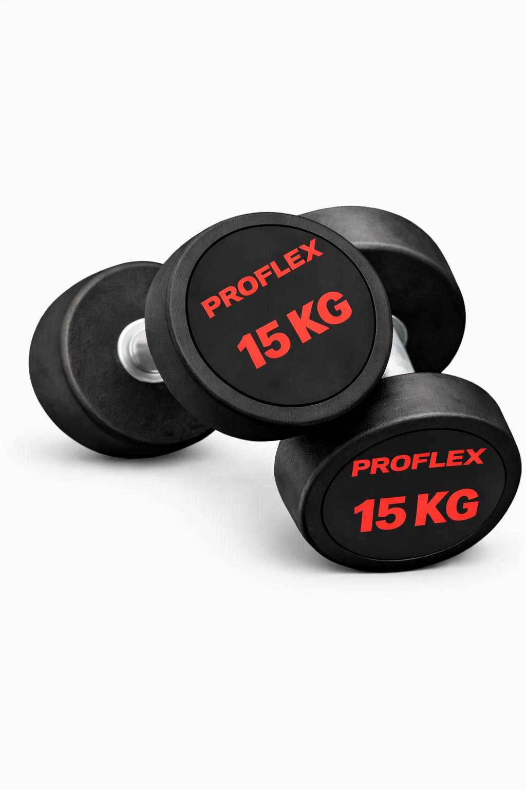 Гантель с резиновым покрытием Proflex MRW-R1 - 15 кг