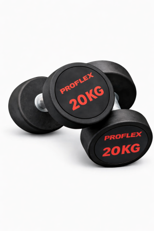 Гантель с резиновым покрытием Proflex MRW-R1 — 20 кг - Proflex