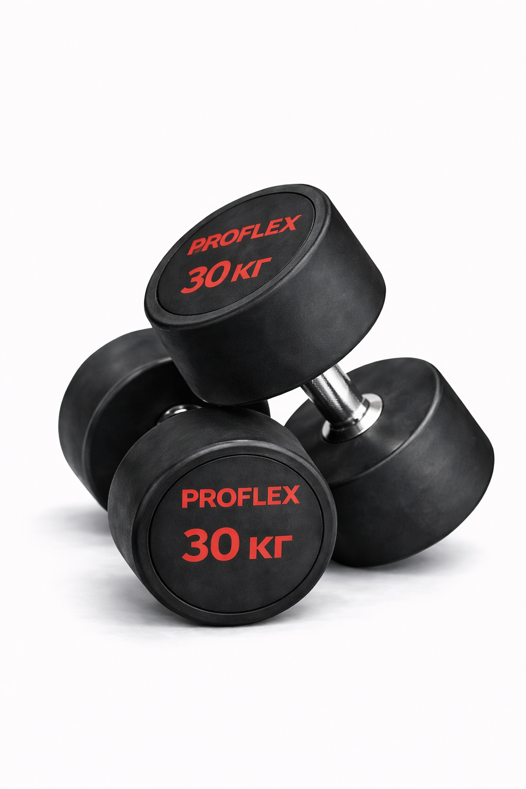 Гантель с резиновым покрытием Proflex MRW-R1 - 30 кг