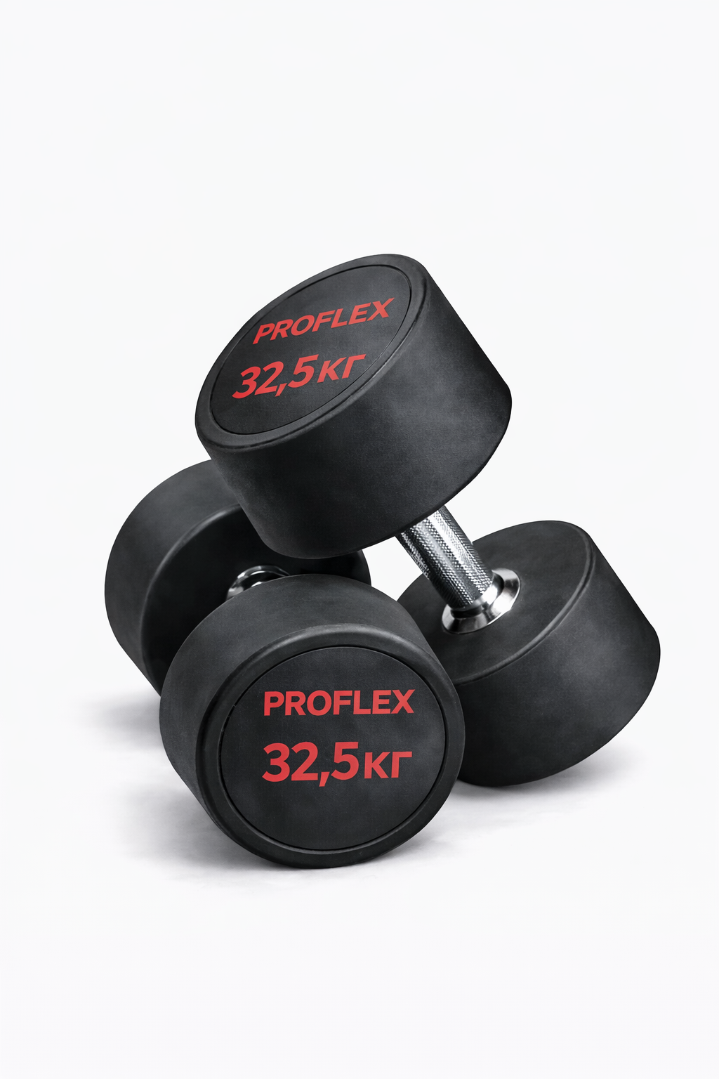 Гантель с резиновым покрытием Proflex MRW-R1 - 32,5 кг