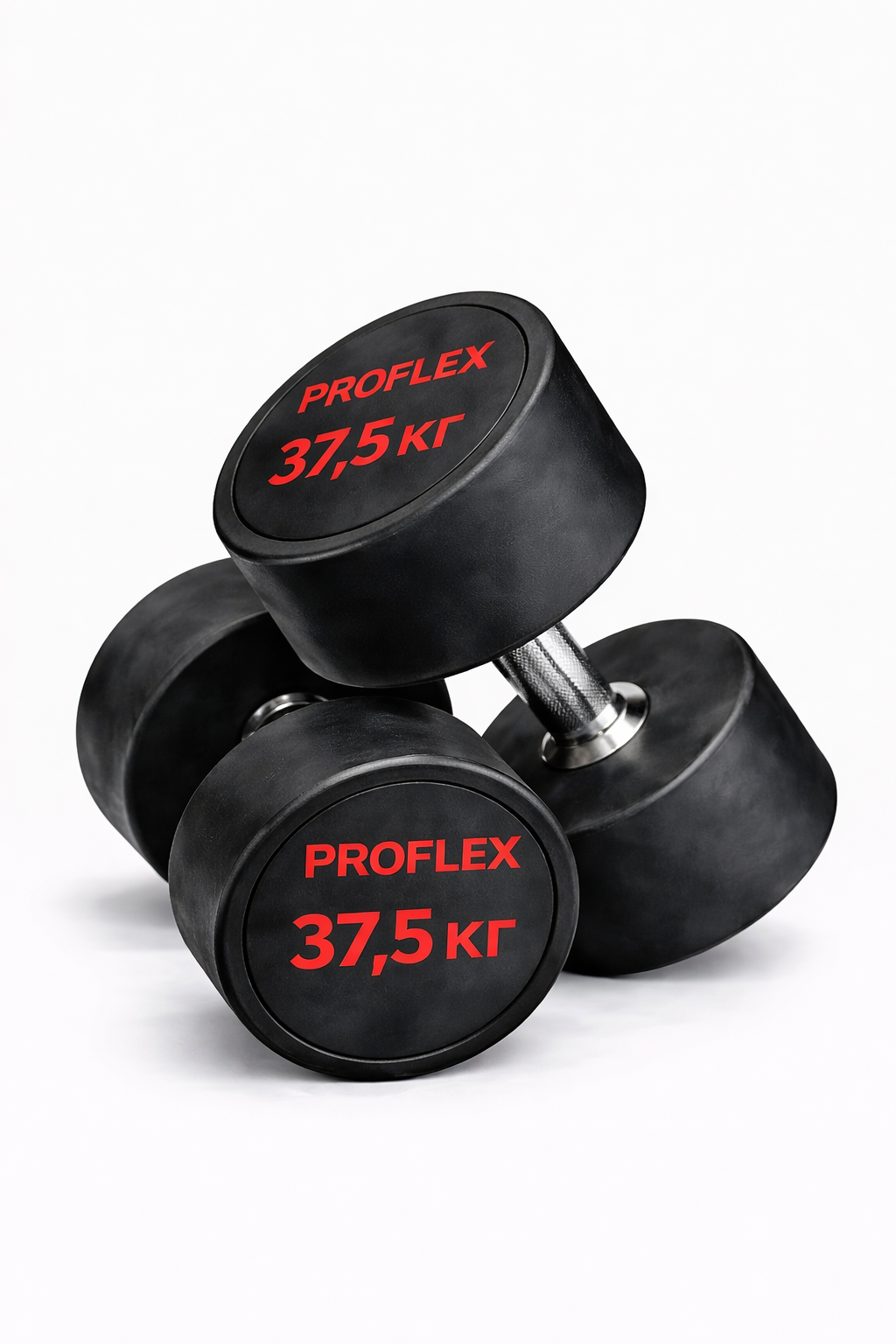Гантель с резиновым покрытием Proflex MRW-R1 - 37,5 кг