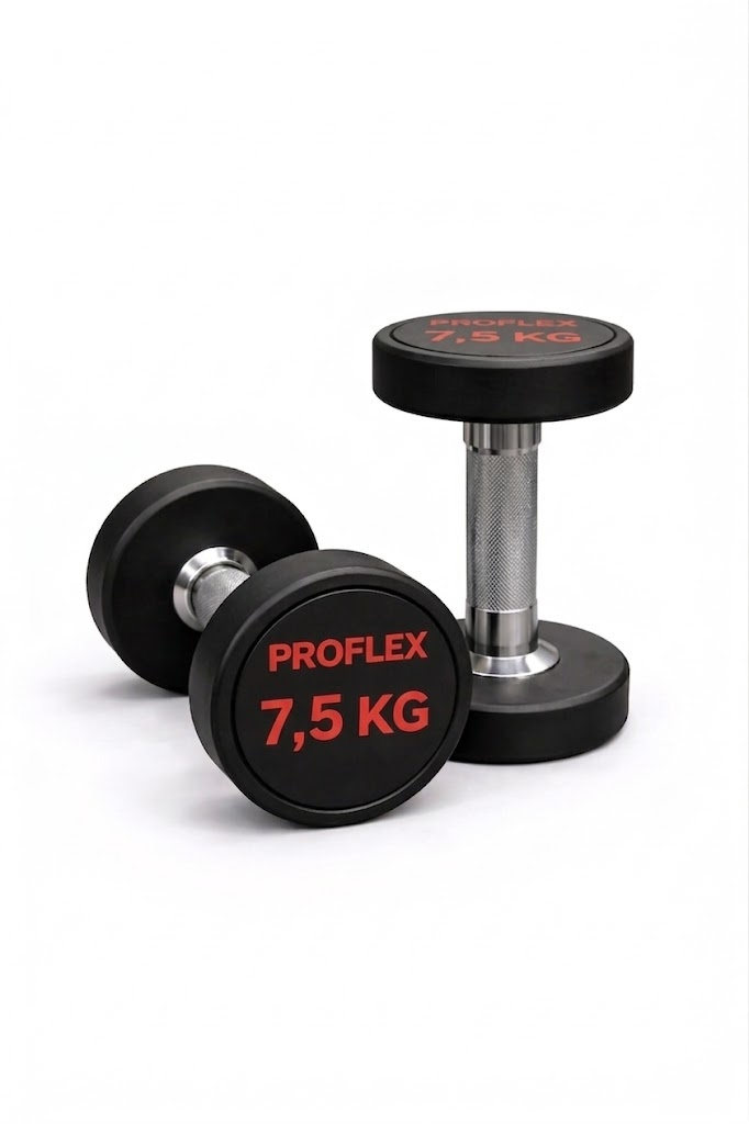 Гантель с резиновым покрытием Proflex MRW-R1 - 7.5 кг